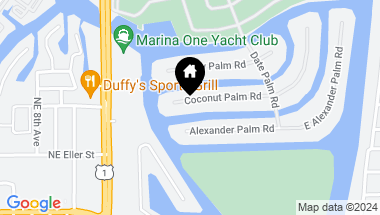 Map of 174 W Coconut Palm Road, Boca Raton FL, 33432
