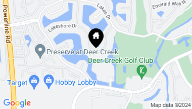 Map of 3074 Deer Creek Lake Shore Dr 3074, Deerfield Beach FL, 33442