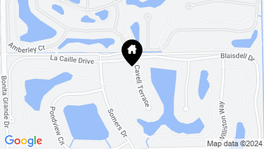 Map of 28870 CAVELL TER, NAPLES FL, 34119