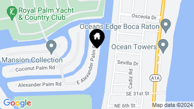 Map of 480 E Alexander Palm Road, Boca Raton FL, 33432