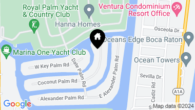 Map of 419 E Coconut Palm Road, Boca Raton FL, 33432