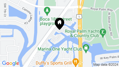 Map of 7 Royal Palm 6060 Way 606, Boca Raton FL, 33432