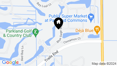 Map of 7857 Blue Sage Way, Parkland FL, 33076