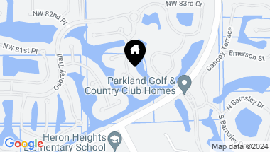 Map of 7992 NW 109th Ln, Parkland FL, 33076