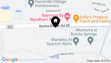 Map of 9305 La Playa CT # 1621, BONITA SPRINGS FL, 34135