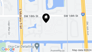 Map of 5192 Deerhurst Crescent Circle, Boca Raton FL, 33486