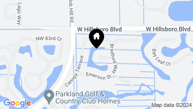 Map of 10345 Candleberry St, Parkland FL, 33076