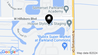 Map of 9601 Eden Mnr, Parkland FL, 33076
