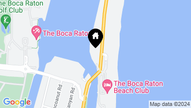 Map of 725 S Ocean Boulevard 303, Boca Raton FL, 33432