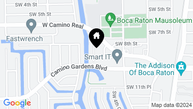 Map of 830 Camino Gardens Lane, Boca Raton FL, 33432