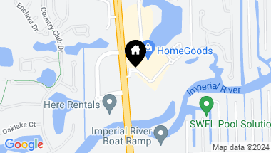 Map of 8617 River Homes LN # 3102, BONITA SPRINGS FL, 34135