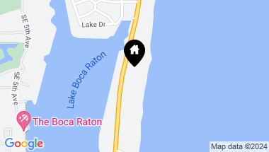 Map of 550 S Ocean Boulevard 203, Boca Raton FL, 33432