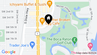 Map of 550 SE Mizner Blvd B605, Boca Raton FL, 33432