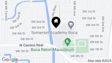 Map of 388 SW 5th Way, Boca Raton FL, 33432