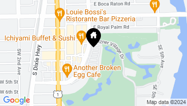 Map of 200 SE Mizner Blvd # 703, Boca Raton FL, 33432