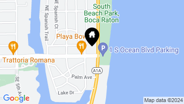Map of 1 N Ocean Blvd # 507, Boca Raton FL, 33432