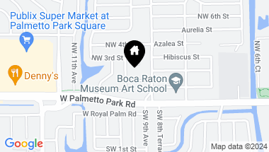 Map of 907 NW 2nd Street, Boca Raton FL, 33486