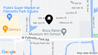 Map of 243 Florenada Terrace, Boca Raton FL, 33486