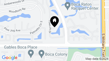 Map of 21766 Club Villa Terrace, Boca Raton FL, 33433