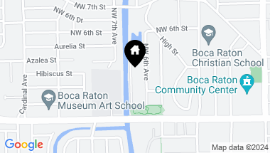 Map of 210 NW 6th Ct, Boca Raton FL, 33432