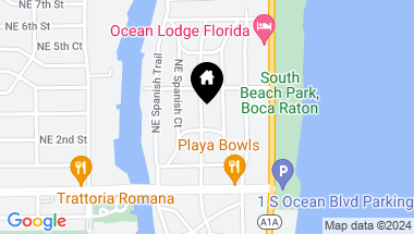 Map of 244 NE Olive Way, Boca Raton FL, 33432