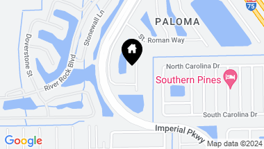 Map of 26301 Prince Pierre WAY, BONITA SPRINGS FL, 34135