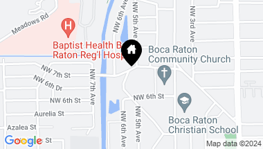 Map of 500 NW 7th Street, Boca Raton FL, 33432