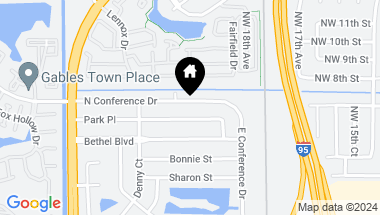 Map of 1980 N Conference Drive, Boca Raton FL, 33486
