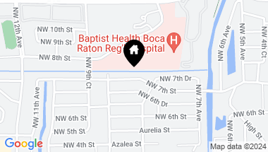 Map of 829 NW 7th Street, Boca Raton FL, 33486