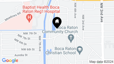 Map of 701 NW 5th Ave, Boca Raton FL, 33432