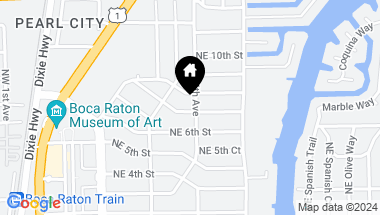 Map of 399 NE 7th Street, Boca Raton FL, 33432