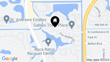 Map of 5692 Fox Hollow Drive D, Boca Raton FL, 33486