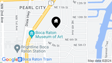 Map of 255 NE 6th Court, Boca Raton FL, 33432
