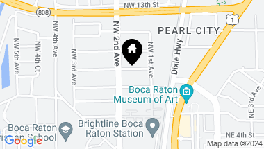 Map of 160 NW 9th Street, Boca Raton FL, 33432