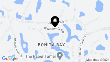 Map of 3640 Woodlake DR, BONITA SPRINGS FL, 34134