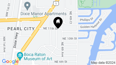 Map of 1070 NE 3rd Avenue, Boca Raton FL, 33432