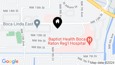 Map of 1000 NW 9th Ct 203, Boca Raton FL, 33486