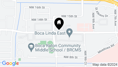 Map of 1050 NW 13th Street 295d, Boca Raton FL, 33486