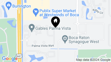 Map of 9730 Palma Vista Way, Boca Raton FL, 33428