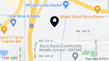 Map of 1550 NW 15th St 12, Boca Raton FL, 33486