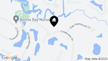 Map of 3480 Creekview DR, BONITA SPRINGS FL, 34134