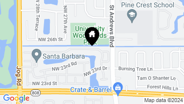 Map of 2548 NW 24th St, Boca Raton FL, 33434