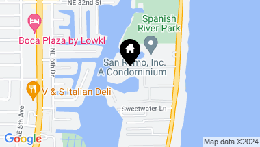 Map of 2707 N Ocean Boulevard D607, Boca Raton FL, 33431