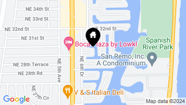 Map of 700 NE 29th Place, Boca Raton FL, 33431