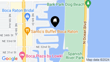Map of 871 NE 35th Street, Boca Raton FL, 33431