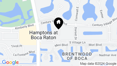 Map of 66 Brighton B, Boca Raton FL, 33434