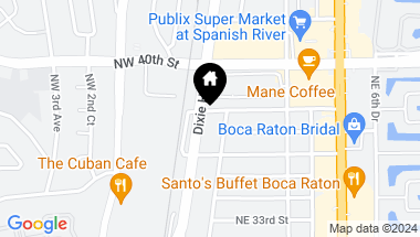 Map of 304 NE 38th Street, Boca Raton FL, 33431