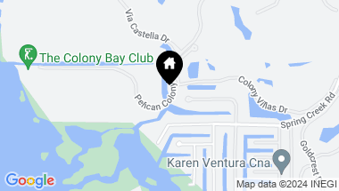 Map of 4810 Pelican Colony BLVD # 805, BONITA SPRINGS FL, 34134