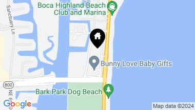 Map of 4301 N Ocean Boulevard A-1105, Boca Raton FL, 33431