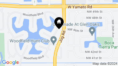 Map of 4406 Woodfield Boulevard, Boca Raton FL, 33434